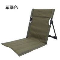 戶外草坪椅靠背椅露營輕量可摺疊休閒椅沙灘公園便攜椅懶人草坪墊