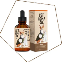 30ml Hemp Seed Essential Oil For Pets Dogs And Cats Anxious Hips And Joints Relieve Stress Improves Skin Enhances Immunity