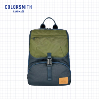 【COLORSMITH】CR．掀蓋雙層後背包．CR1420-NB(台灣原創品包包品牌)