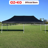 AZKO Soleil Hexa 3X6 mtr Tenda Lipat - Hitam Tenda Portable Tenda Outdoor Tenda Event Tenda Acara Te