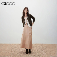 G2000 Cotton Blend Cargo A Line Skirt