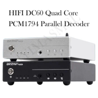 PCM1794 Parallel Audio Decoder DC60 USB DAC Hifi Headphone Amp Fiber Coaxial Bluetooth 5.1 Non Destructive Decoder
