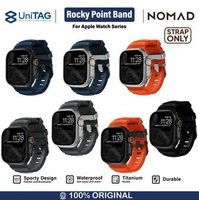 NOMAD Rocky Point Sport Rubber Soft Band Strap for Apple Watch Ultra 3 2 1 Series 11/10/9/8/7/6/5/4/