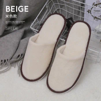 10 Pairs Disposable Men Slippers Business Travel Passenger Shoes Home Soft Slipper Hotel Beauty Club Washable Shoes Slippers