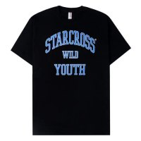 beatful STARCROSS Kaos Pria - SDM YOUTH FONT 05 - Black kaos boxy pria kaos  cb Bulat Jeans - S, kwa