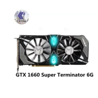MAXSUN GTX 1660 Super Terminator 6G Graphic Card GDDR6 GPU 192bit Video Gaming 12nm RGB Lighting Video Cards For PC Computer