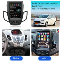 Android Screen For Ford Fiesta 2013-2015 Car Radio DVD Multimedia Video Player Stereo Auto GPS Navigation Carplay 4G WIFI Unit