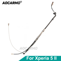 Aocarmo For Sony Xperia 5 II XQ-AS52 AS62 AS72 SO-52A Signal Flex Cable Coaxial RF Antenna With Holder Assembly