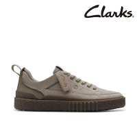 Clarks 男鞋 Somerset Lace 潮流時尚平縫設計感休閒鞋(CLM76185C)