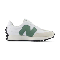【NEW BALANCE】NB 327 男鞋 女鞋 白深杜松綠色 復古 麂皮 休閒鞋 U327SKC