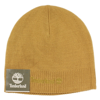 美國百分百【全新真品】Timberland 帽子 配件 針織帽 毛帽 駝色 素面 男 女 反折 logo 刺繡 C478