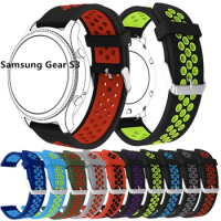 100pcs 22mm Replacement Silicone Sport Watch Strap For Samsung Gear S3 Classic For Samsung Gear S3 Frontier Watch Band DHL Ship