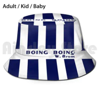 Boing Boing - W.Brom Bucket Hat Adult kid baby Beach Sun Hats West Brom Baggies Wba Football Albion West Bromwich Albion