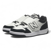 NEW BALANCE 童鞋 NB 480 白黑 拼接 黏帶 中童 PHB480BW