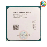 AMD Athlon 3000G X2 3000G 3.5 GHz Dual-Core Quad-Thread CPU Processor YD3000C6M2OFH Socket AM4