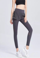 Trendyshop 2-in-1 High-Elastic Fitness Leggings