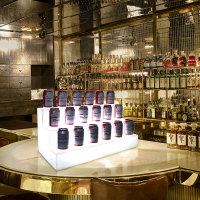 LED發光啤酒架紅酒展示櫃KTV新款充電發光酒座XO香檳時尚酒架擺件 小山好物嚴選