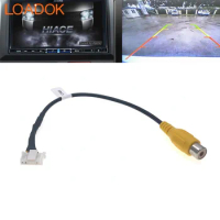 6 Pin Car Radio View Backup Camera Video RCA Cable Adapter For Alpine 7DNX2 7WNX2 X9NX2 X8NX2 XF11NX2 EX10NX EX11NX Series