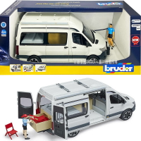【Fun心玩】RU2672 正版 德國製造 BRUDER 1:16 賓士露營車(含人偶) 露營車 賓士 大型汽車 兒童玩具