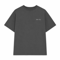 Kaos MATIN KIM CLASSIC LOGO WASHED GREY TSHIRT 100% ORIGINAL 54X66CM