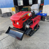 SYNBON Farm Best Selling Mini Power Tractor Paddy Rice Harvester Cultivator Rotary Tiller