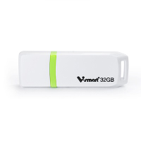 V-smart USB3.1防水高速安全加密隨身碟-32GB白綠色