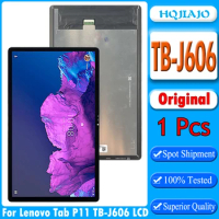 11" Original For Lenovo Tab P11 / P11 Plus TB-J606F J606L TB-J606 J616 J607 LCD Display Touch Screen Digitizer Assembly