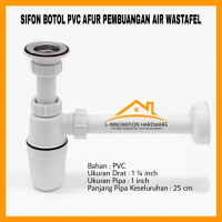 promo Sifon Wastafel Afur Saringan Pipa pembuangan air washtafel Plastik Pvc