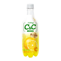 【黑松】黑松汽水C&amp;C氣泡飲PET-檸檬口味500mlx24入/箱