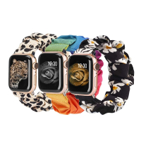 [2美國直購] TOYOUTHS 髮圈式錶帶 3入 42-44mm 適用Apple Watch SE 6 5 4 3 2 1 S/L