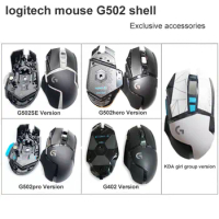 Repair Accessories for Logitech G502Hero Pro Wired Gaming Mouse Shell KDA Women’s Group Version G402 Upper Shell Lower Cover Set