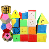 MOYU 3x3 Magic Square Professional Speed Dumpling Wind Fire Wheel Pyramid Irregular Puzzle Children's Gift Toys