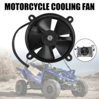 For ATV Quad Go Kart Buggy Motocross 12V Engine Radiator 150cc-250cc Motorcycle Accessories Motorcycle Cooling Fan Oil Cooler