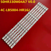 6PCS LED Strip 4C-LB5004-HR16J 50HR330M04A7 V0.0 For TCL 50P8 50T6 50T680 50U5900C