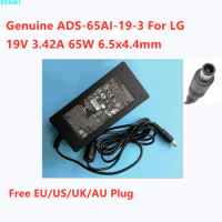 Genuine ADS-65AI-19-3 19065E 19V 3.42A 65W EAY65689605 AC Adapter For LG R400 N450 S530 M2280D LCD Monitor Power Supply Charger