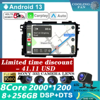 For Honda Vezel HRV XRV 2015 - 2017 New Android 13 Car Radio Multimedia Video Player Navigation GPS Android No 2din DVD carplay