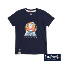 EDOKATSU 江戶勝 勝太郎系列 太郎富士山短袖T恤-男-丈青色