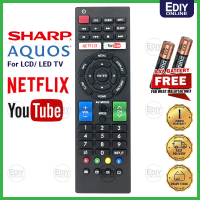 RM-L1346 L1346V Universal SHARP SMART TV Remote Control 3D NETFLIX GB225WJSA GA976WJSA GB217WJN1 GBI