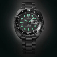【SEIKO 精工】PROSPEX 黑潮系列海龜機械潛水錶/45mm雙11限定(4R36-06Z0SD SRPK43K1)