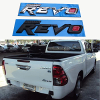 Car 3d Stickers For TOYOTA HILUX REVO Emblem Rear Back Tail Trunk Decal Sticker