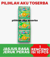JASJUS JAS JUS Rasa JERUK PERAS kemasan renceng - ( HARGA 1 renceng )