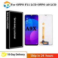 Original Test AAA For OPPO F11 CPH1913 CPH1911 LCD Display Screen Touch Digitizer Assembly For OPPO A9/A9X With Frame 6.5''