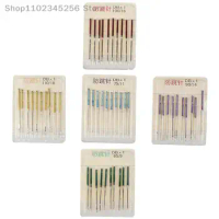 10Pcs Anti-Jumping Sewing Machine Needle Stretch Fabric Stitch Needles for Singer Brother Janome Home Tools