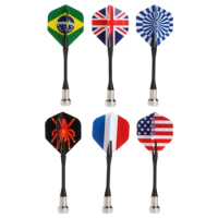 6 Pcs Game Darts, Built-in Safety Darts Great Performance