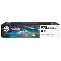 【領券優惠折300】 HP 975X PageWide 高印量黑色原廠墨水匣 (L0S09AA)