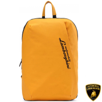 【Automobili Lamborghini】藍寶堅尼 限量2折 義大利頂級後背包 0382T 全新專櫃展示品(黃色)