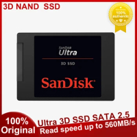 NEW Original SanDisk Ultra Internal SSD 500GB 1TB 2TB 4TB 2.5" Hard Drive Solid State Disk SATAIII SSD NEW for PC Mac Computer