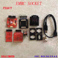 Original EMMC Booster Tool with EMMC Socket Device, Support EMMC Box, Easy Jtag Plus, UFI Box, AFT Box, Medusa Pro Box, Newest
