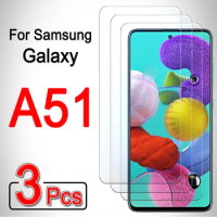 3 pcs protective for samsung a51 a52 a52s 5G a 51 52 galaxy 5 1 2 glass screen protector samsunga51 galaxya51 sumsung glas film