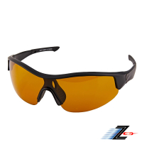 【Z-POLS】質感霧黑框體搭強化寶麗萊Polarized頂級偏光抗UV400運動太陽眼鏡(專業釣魚人士必備)